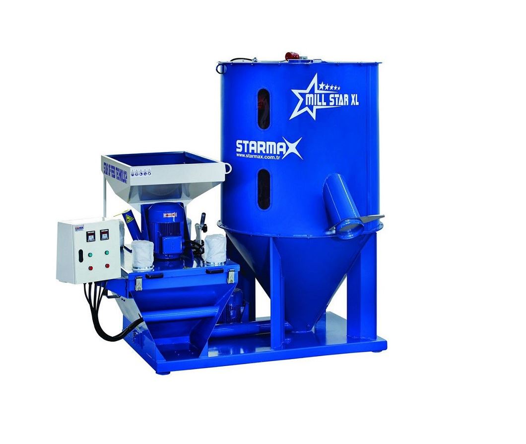 BROYEUR  D’ALIMENTATION ANIMALE DE TYPE STAR 2500 BS AVEC SILO